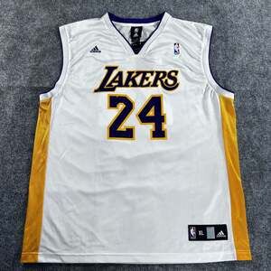 Vintage‎ Adidas Kobe Bryant Los Angeles Lakers #24 Jersey NBA Mens XL